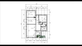 Plan de maison plainpied 3 chambres traditionnelle [upl. by Griffith]