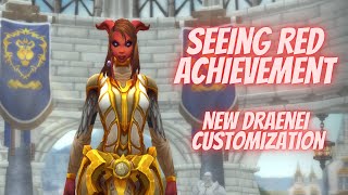 Seeing Red WoW  Seeing Red Achievement WoW  Eredar Customization  Seeing Red Questline WoW [upl. by Akiem]