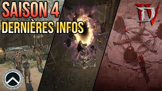 DERNIÈRES INFOS AVANT SAISON 4 ★ DIABLO 4 [upl. by Bambi]