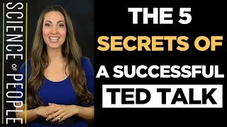 The 5 Secrets of a Successful TED Talk [upl. by Zampardi]