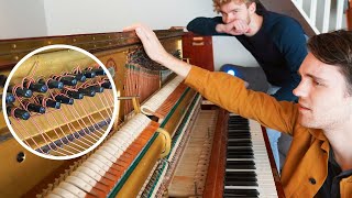 I Put GUITAR Strings on my Piano then Hired a Piano Tech to Come Fix it [upl. by Caesaria147]