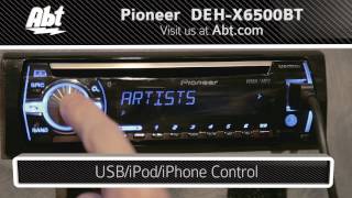 Demo and Features of the Pioneer Car Stereo With Bluetooth  DEHX6500BT [upl. by Leeda413]