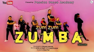 Zum zum zumba  cover song video  zumba dance video  zumba class  passion dance academy [upl. by Koy920]