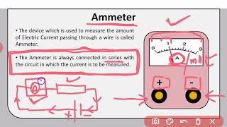 Ammeter Working and Principle  Explained in Hindi  Class 10 Physics [upl. by Siugram862]