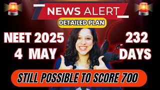 NEET 2025 Exam Date Revealed Get Ready to Score 700 in Just 6 Months Vani Maam [upl. by Noell890]