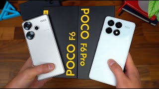 POCO F6 and F6 Pro Unboxing  Which to Buy [upl. by Eimirej]