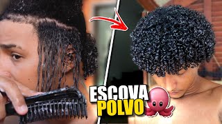 FINALIZEI MEU CABELO COM A ESCOVA POLVO me surpreendi com o resultado [upl. by Einalam]