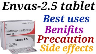 Envas 25 tablet best uses benifits precaution and side effects [upl. by Cherrita707]