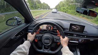 2018 Audi S4 30T  POV Test Drive  060 [upl. by Stromberg]