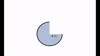 How to Find the Area and Perimeter for a 34 Circle [upl. by Ormsby]