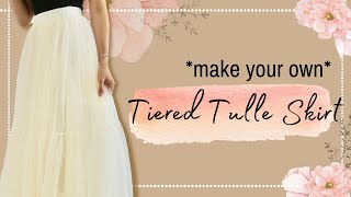 DIY Tulle Skirt No Sew  Easy DIY Tulle Skirt [upl. by Naimed438]