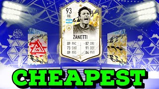 ‘93’ JAVIER ZANETTI CHEAPEST SBC SOLUTION FIFA22 [upl. by Barthold]