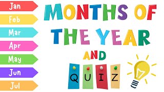 Months of the Year Song  Song for Kids  The Singing Walrus [upl. by Kwan]