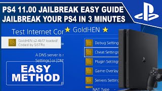 PS4 1100 Jailbreak Easy Guide  Jailbreak in 3 Minutes [upl. by Akisej]