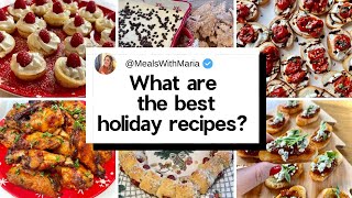 My Top 10 Christmas appetizers Holiday desserts Party Sides and More [upl. by Vaasta817]