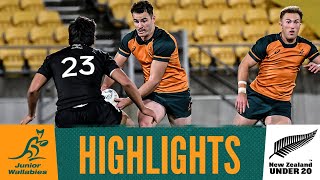 Junior Wallabies v New Zealand U20s  Game 2 Highlights [upl. by Sommer]