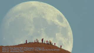 Moonrise Over Mission Peak Hikers [upl. by Petromilli]