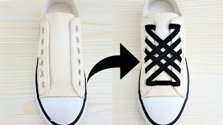 How To Tie Shoelaces shoes lace styles Shoe Lacing Styles shoelace shorts viral diy [upl. by Yllak330]