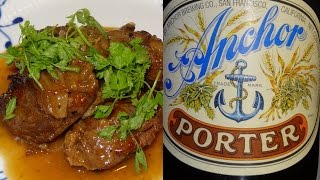 Pork Cheeks Braised in Anchor Porter Beer Using Clay Cooker  Römertopf  Recipe  30 [upl. by Heidt]