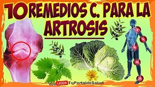 Como COMBATIR LA ARTROSIS con estos 10 remedios caseros para la artrosis [upl. by Eornom709]