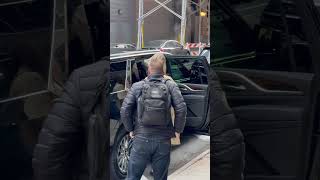 Jon Bon Jovi’s Arrival at Good morning America Times Square New York shorts [upl. by Lani]