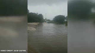 Flood waters in Kerrville [upl. by Reema786]