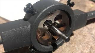 How To Thread A 22 lr Gun Barrel By Hand [upl. by Patrizio]