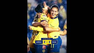 América Femenil vs Pumas Femenil [upl. by Leann]