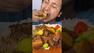 SPICY PORK MEAT MUKBANG 🥩 mukbang [upl. by Modnarb]