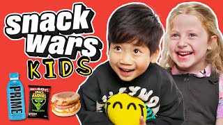 British Kids Try American Food For The First Time  Snack Wars [upl. by Plante]