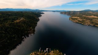 FPV Lake Coeur dAlene Flyover GoPro Footage [upl. by Labanna917]