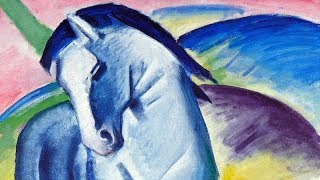 Franz Marc  Sur un grand cheval bleu [upl. by Dlonra]