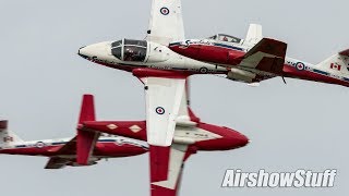 Canadian Snowbirds Practice  CommsNo Music  Airshow London 2018 [upl. by Baker]