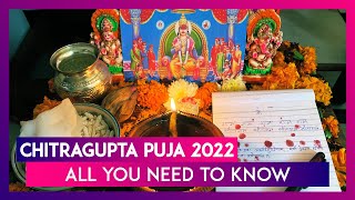 Chitragupta Puja 2022 Date In Diwali Calendar Puja Vidhi Of Festival Dedicated To Lord Chitragupta [upl. by Melanie963]