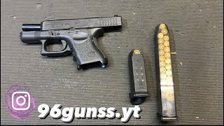 Glock 27 subcompact40cal 22rd mag rapid fire glock 27 extendo mod [upl. by Attekal]