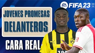 JOVENES PROMESAS CON ROSTRO REAL  DELANTEROS DC  FIFA 23 MODO CARRERA [upl. by Yedok967]