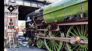 A1 60163 quotTornadoquot  Loughborough Central GCR 17824 steam preserved locomotive [upl. by Sesom909]