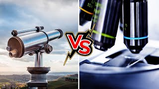 Telescope vs Microscope [upl. by Pheni]