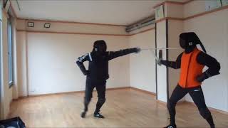 Highland Broadsword  Sparring [upl. by Ecerahs631]