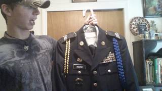 US Army JROTC Basics  Class A Uniform Set Up [upl. by Chere]