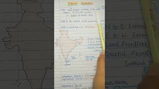 Indian Geography  Basics  Indian Geo handwritten notes  An aspirant [upl. by Drogin139]