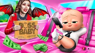 BOSS BABY Possède une Agence DAdoption  Sirène et Vampire Adoptent Baby Boss [upl. by Arimlede]