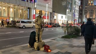 Feb 4 2024 Ginza to Shimbashi on Ginza Chuo Dori Avenue Walk Muted 1239  1402 銀座から新橋への散策 [upl. by Acilejna]