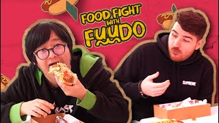 He Ate HOW MANY Glizzies  Food Fight with Fuudo [upl. by Eirbua]