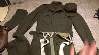 Canadian Korean era battledress uniform [upl. by Ahseital351]