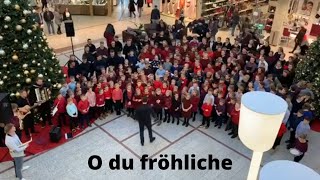 Flashmob im Weserpark BremenO du fröhliche [upl. by Arrim]