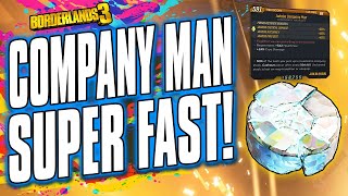 Borderlands 3  FASTEST COMPANY MAN Farm  Best Artifact in the game [upl. by Anirod]