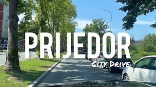 Prijedor Bosnia and Herzegovina City Drive [upl. by Bonn]