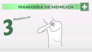 Cómo realizar la maniobra de Heimlich  Primeros Auxilios [upl. by Mashe]