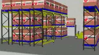 Double Deep RackCarson Racking Sys Ltd wwwcarsonrackcom [upl. by Nahk656]